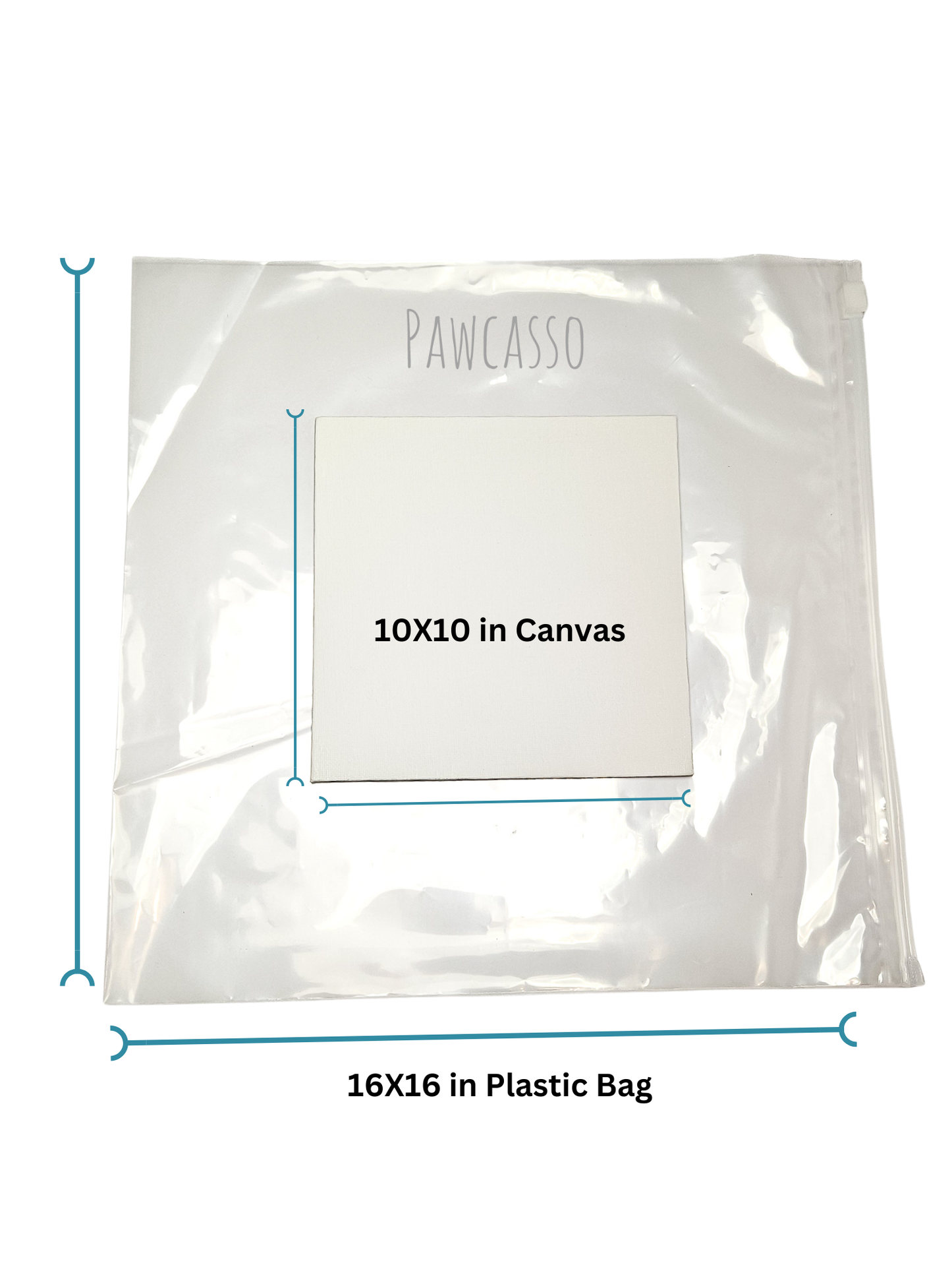 Pawcasso X-Large Custom Dog Painting Kit Canvas & Bag