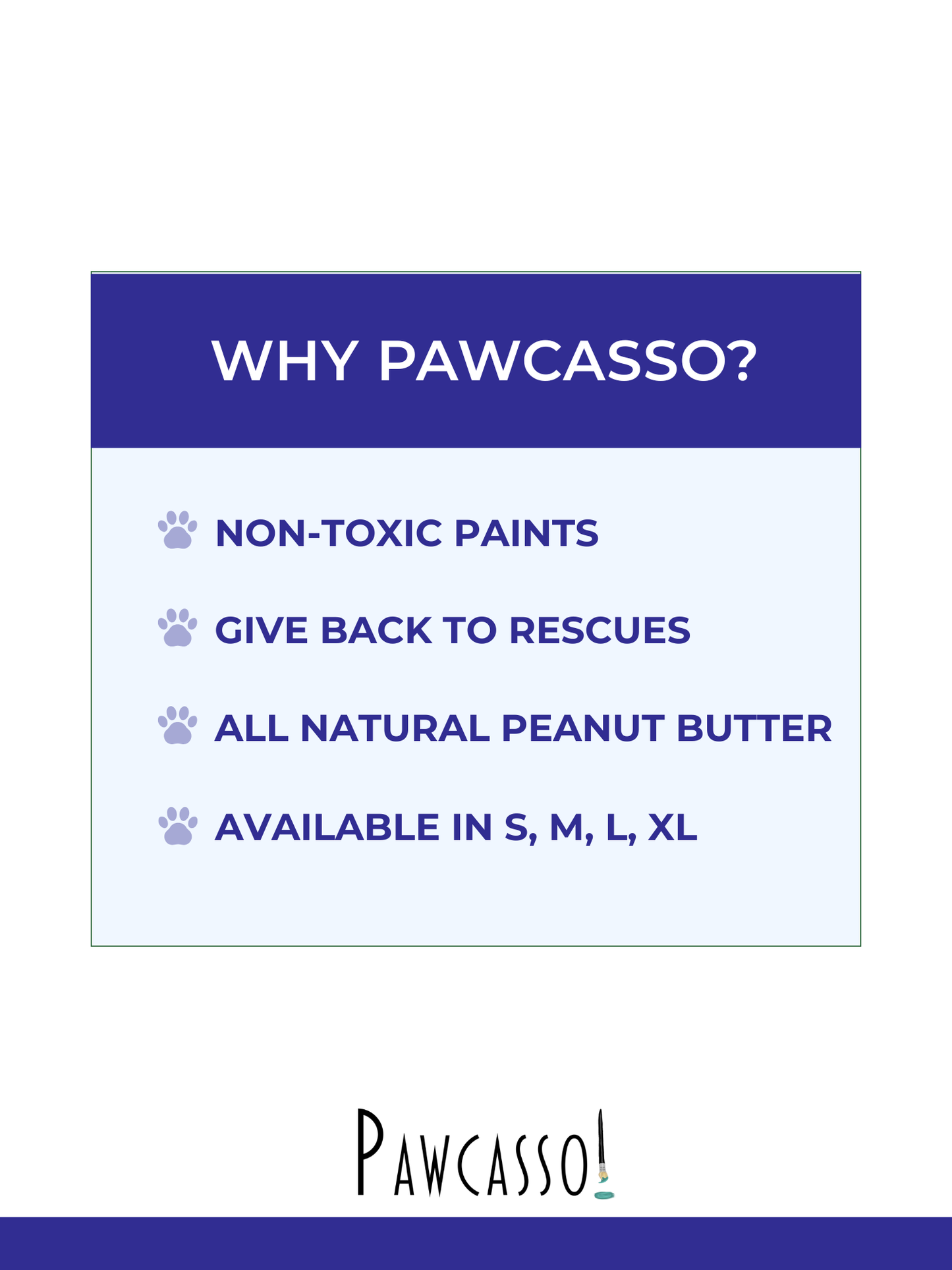 Spooks Mess-Free Dog Painting Kit Pawcasso Why