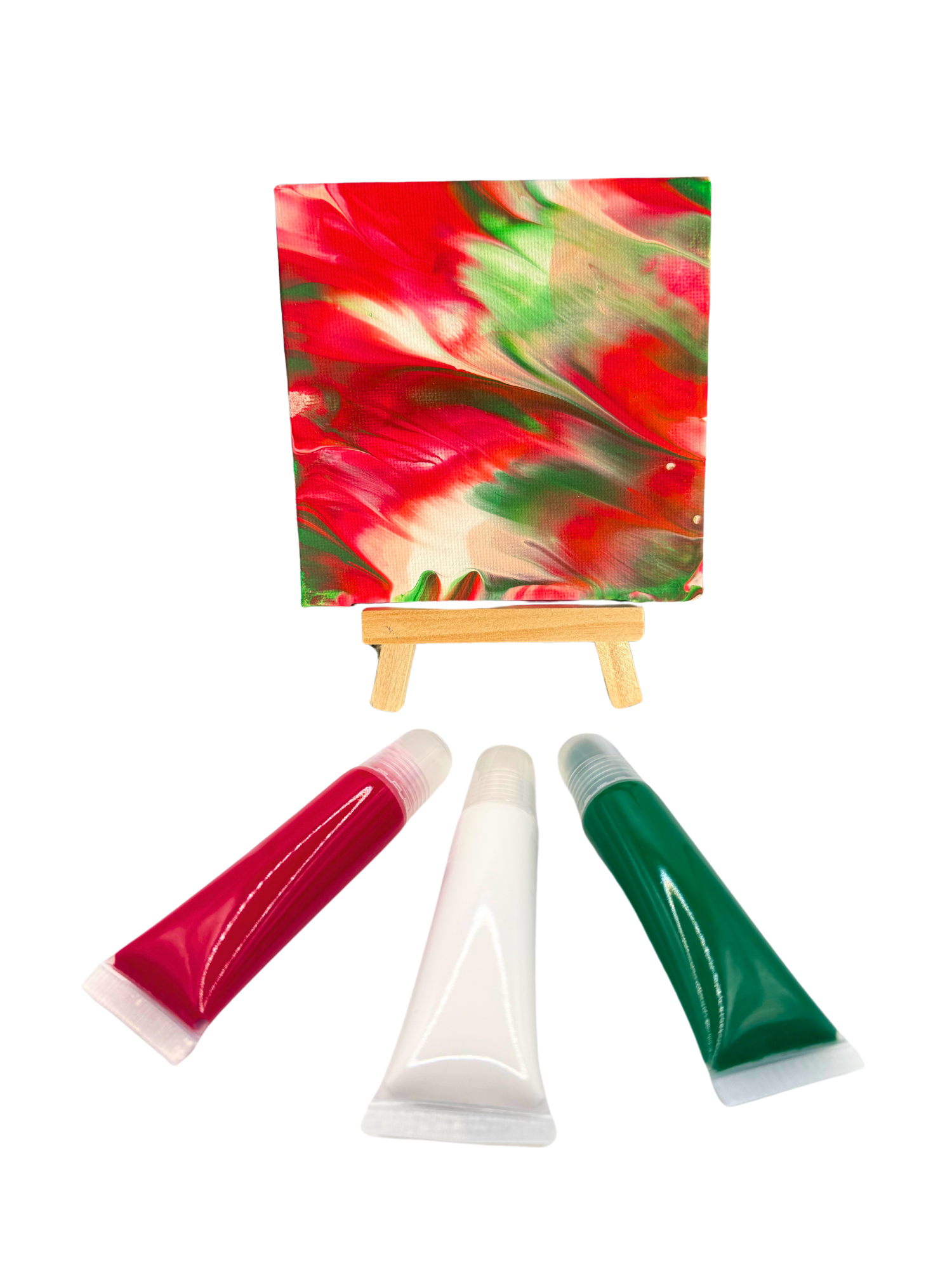 Pawcasso holiday art kit canvas