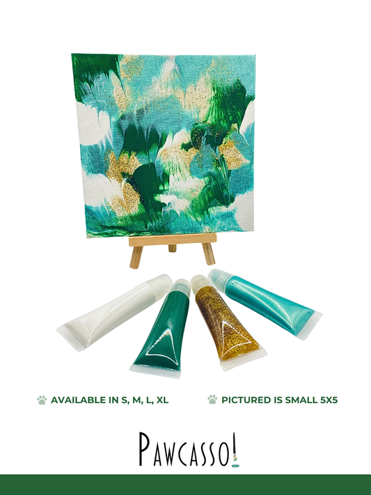 Jasper Mess-Free Dog Painting Kit Sizes