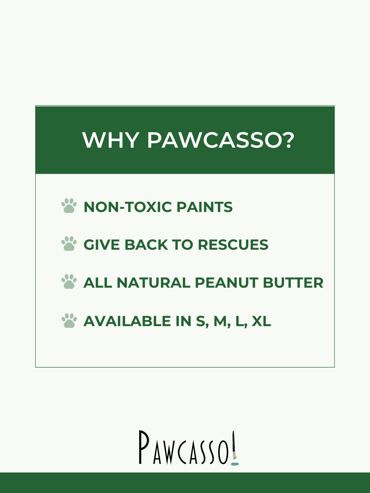 Jasper Mess-Free Dog Painting Kit Why Pawcasso