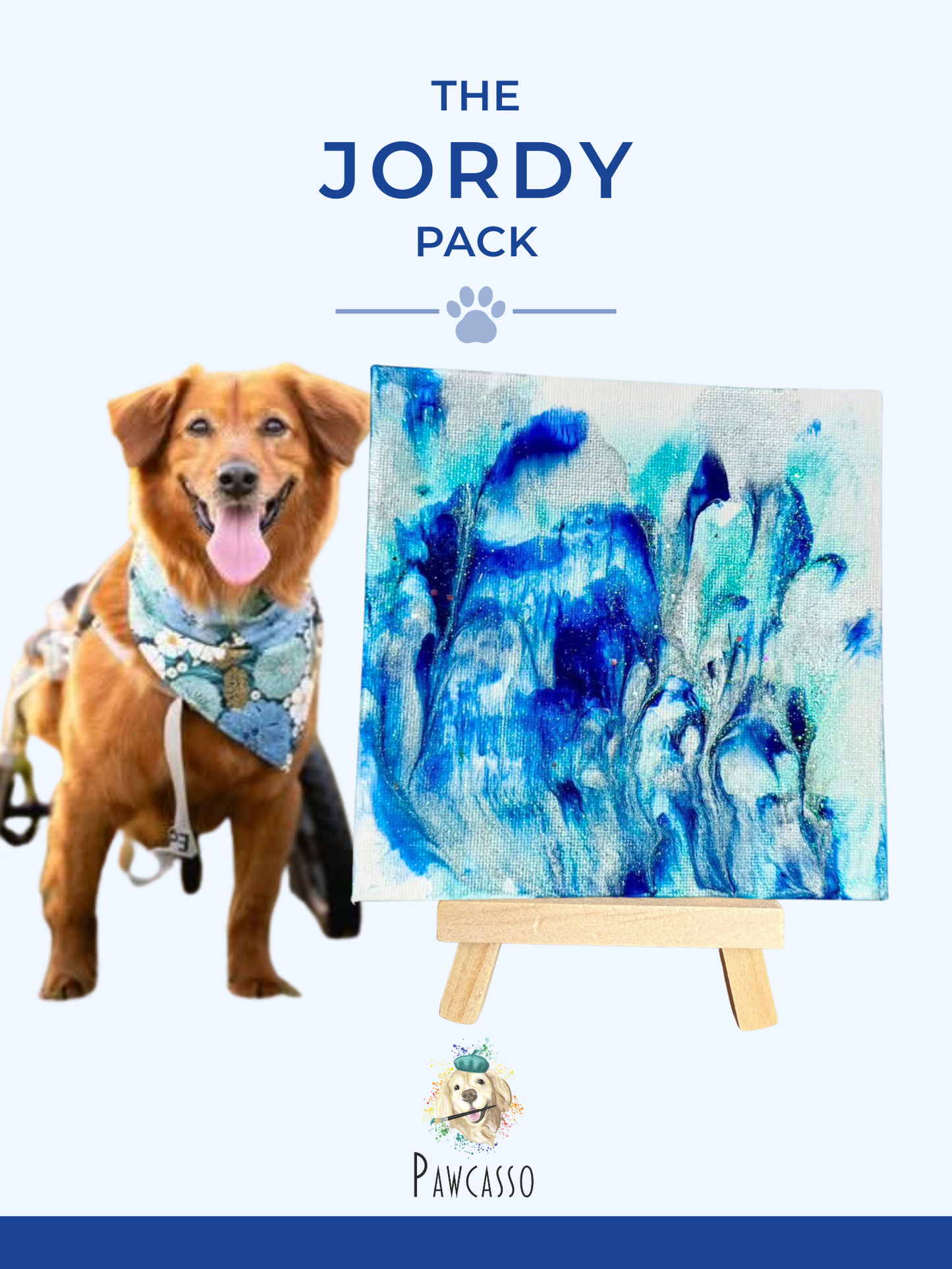Pawcasso Mess Free Dog Painting Art Kit Jordy Pack Cover