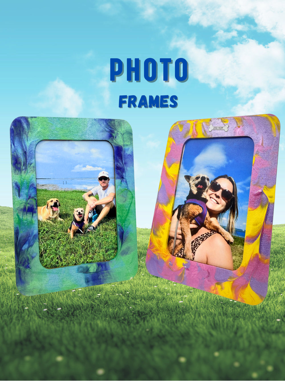 Pawcasso Dog Painting Frame Mothers Day and Fathers Day