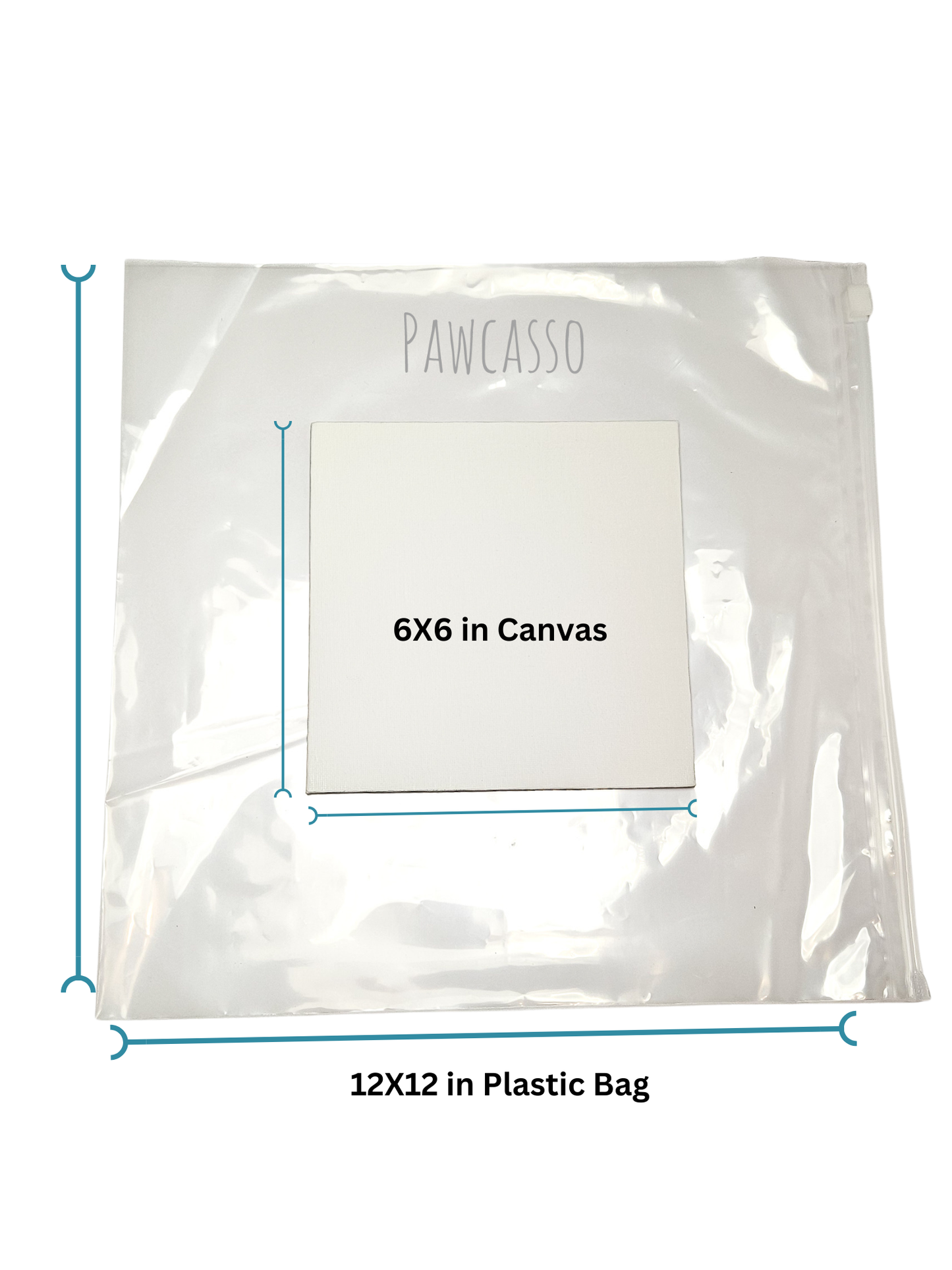Pawcasso Medium Custom Kit 6x6 Canvas and Bag