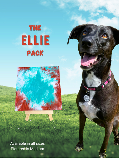 Pawcasso Mess-Free Dog Painting Kit Ellie Pack