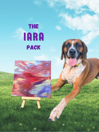 Pawcasso Mess-Free Dog Painting Kit Iara Pack
