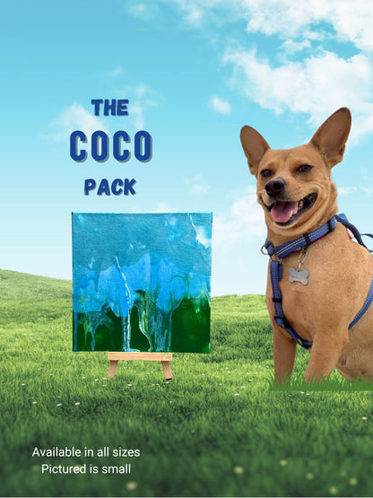 Pawcasso Mess-Free Dog Painting Kits the Coco Pack 