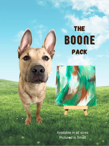 Pawcasso Mess Free Painting Kit for Dogs Boone Pack