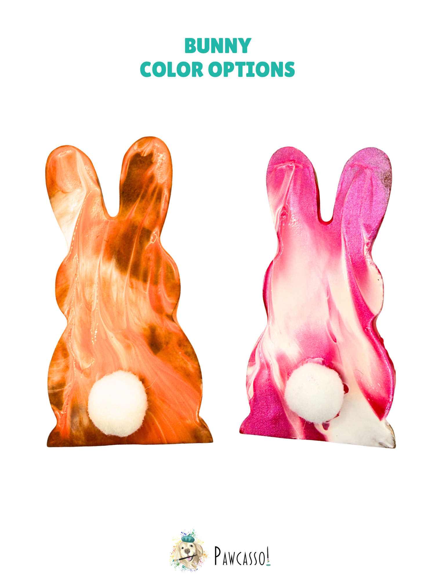 Pawcasso Mini Easter Bunny Dog Painting Kit for Holidays Colors