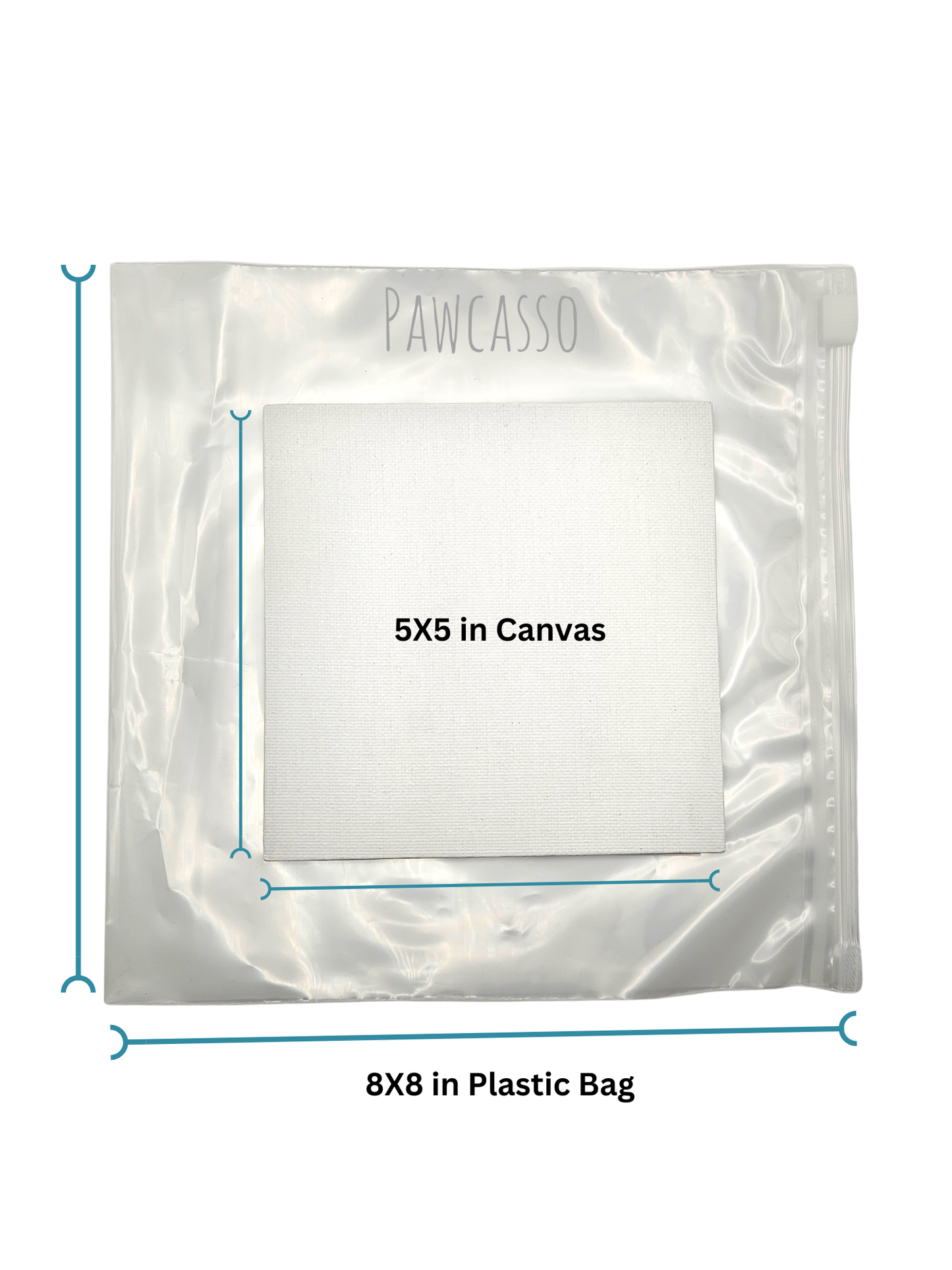Pawcasso Small Custom Kit 5x5 Canvas and Bag