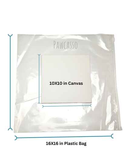 Pawcasso X-Large Custom Dog Painting Kit Canvas & Bag