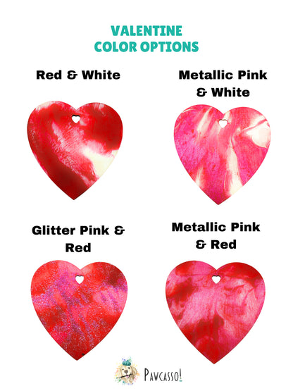 Pawcasso Valentines art kit colors